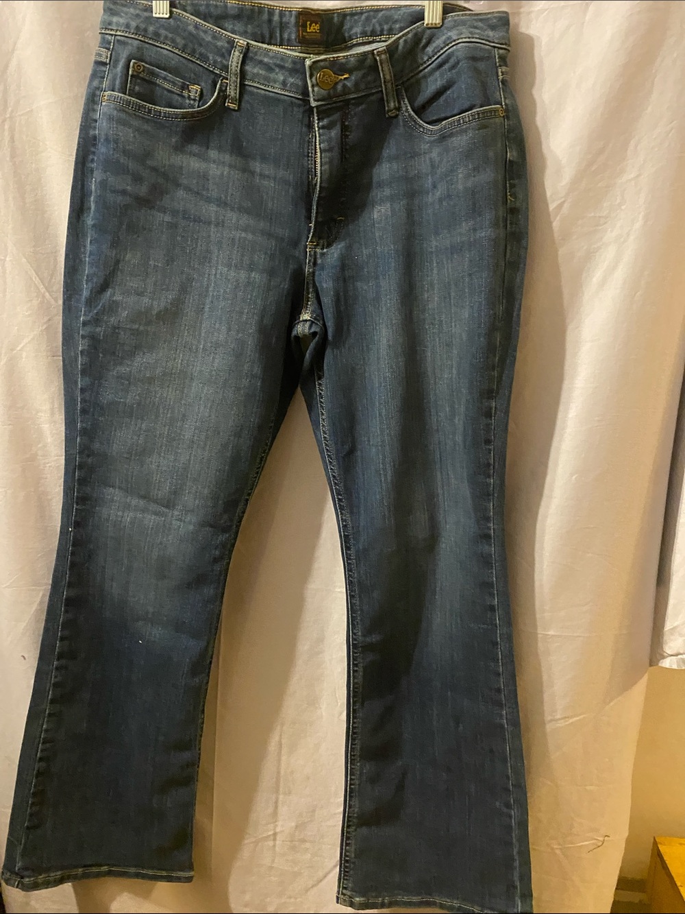 Lee Women's Bootcut Jeans in Dark Blue Wash